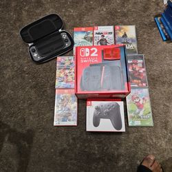 Nintendo Switch 2 Unopend Unused With 10 Games Great Deal