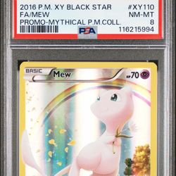 MEW XY110 PSA 8 & OTHER