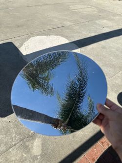 Round Mirrors for Centerpieces