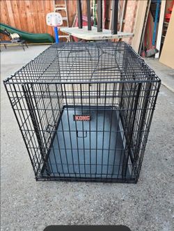 KONG XL-XXL pet crate kennel folds up