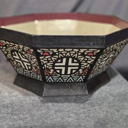 Chinese octagon decorative bowl