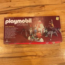 Vintage Playmobil Indian Deluxe Set
