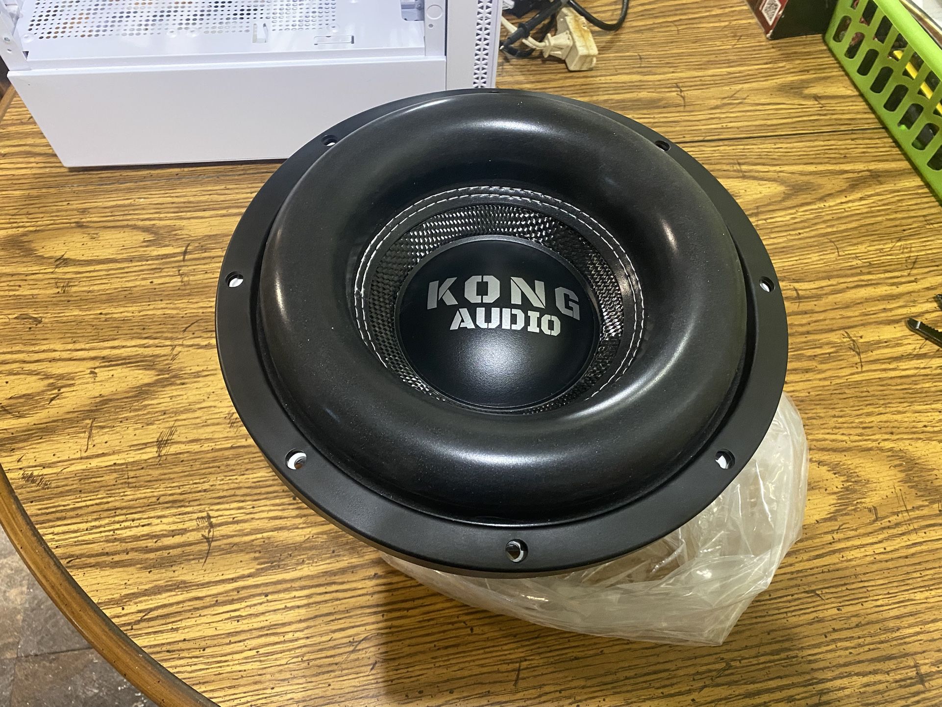 New 10” Kong Audio 2500w Max Power Dual 2ohm Subwoofer (1 Available)