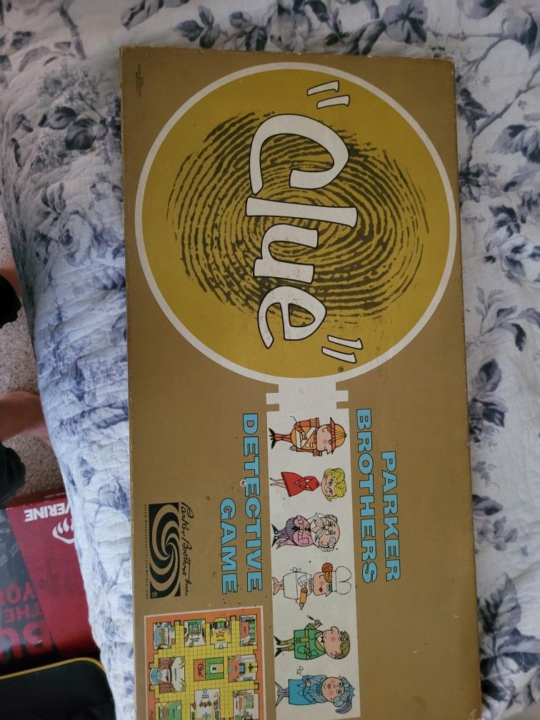 Clue Board Game, 1963