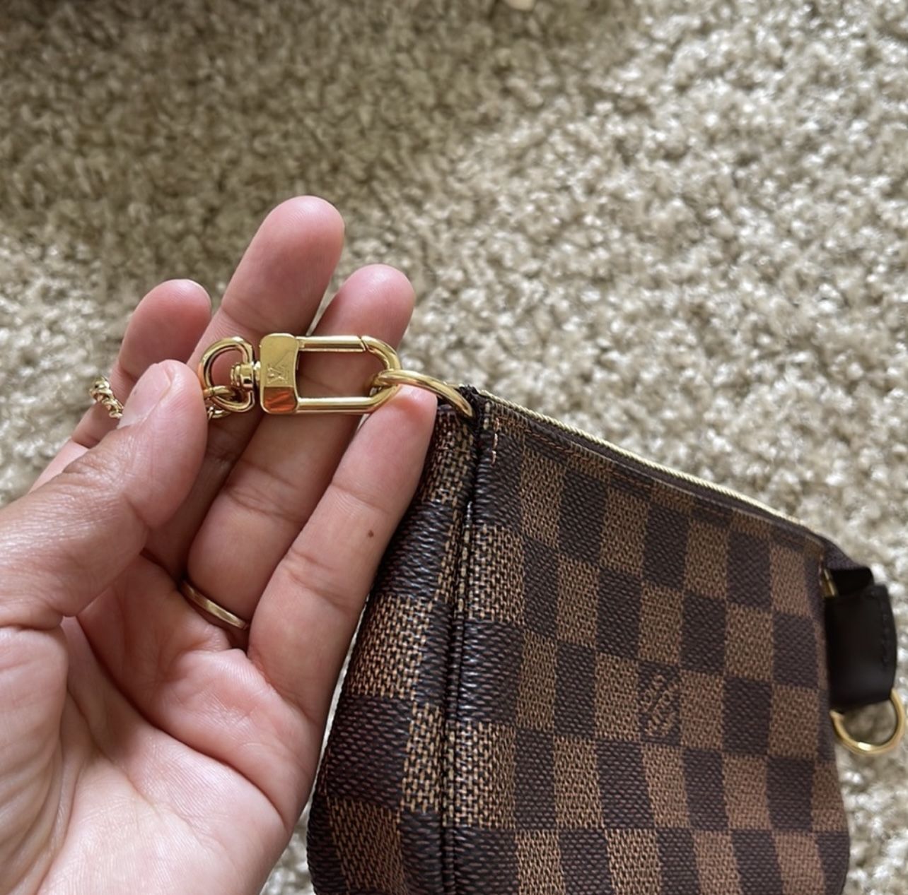 New Louis Vuitton Mini Pouchette Bag 