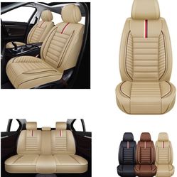 Car Seat Covers Premium Waterproof Faux Leather 