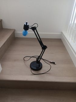 Black Architect Task Lamp, With Adjustable Arm (Bulb Included)