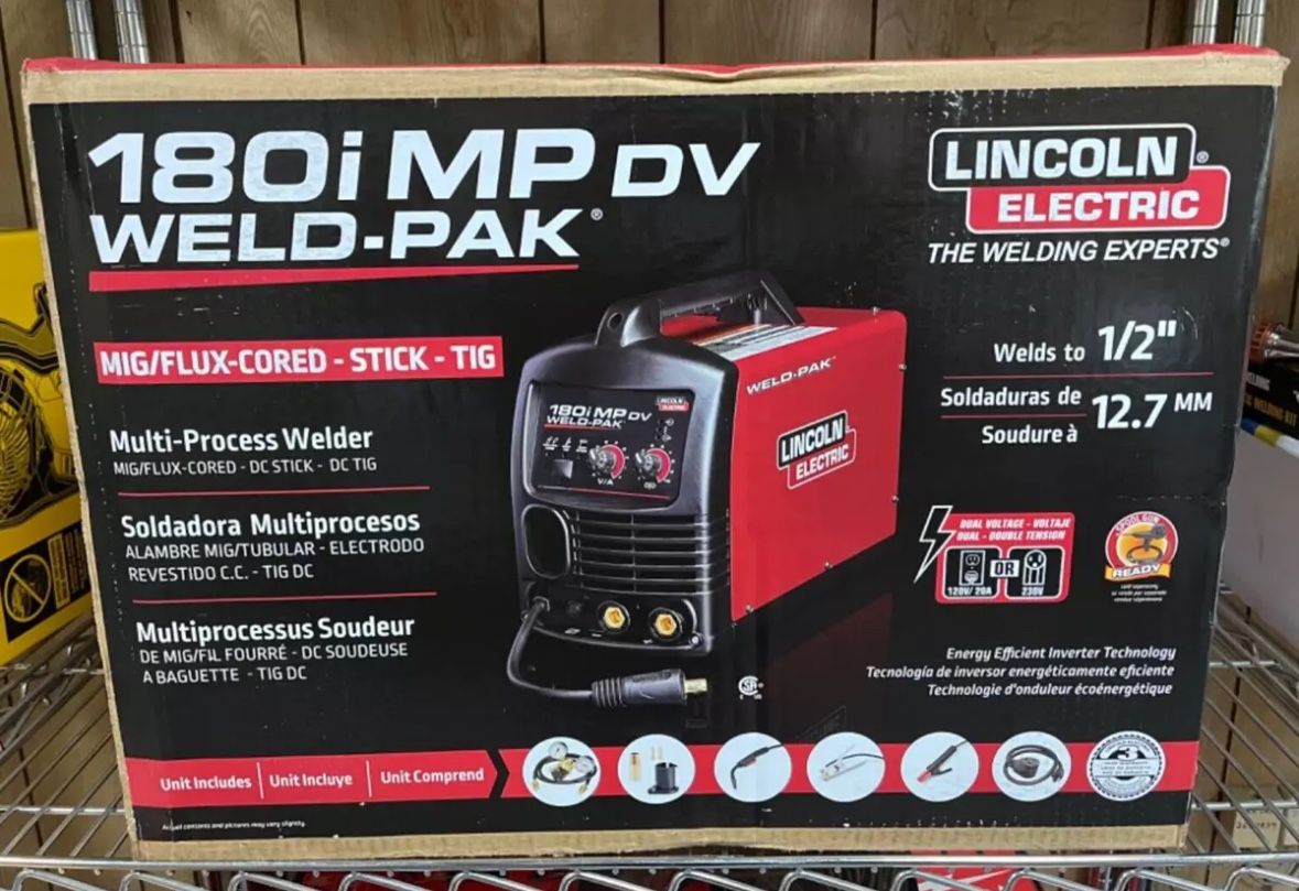 Lincoln Electric 180 Amp Weld-Pak 180i Multi-Process Welder NEW!!!!