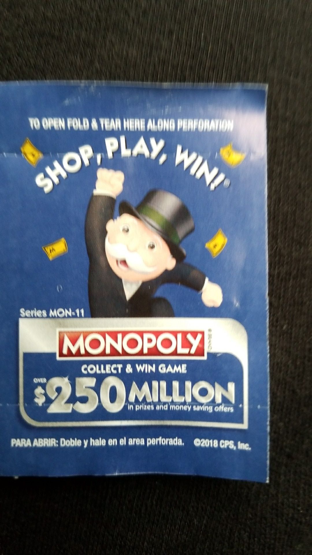 Monopoly Ticket 108AH NEEDED!!! Will trade ♡