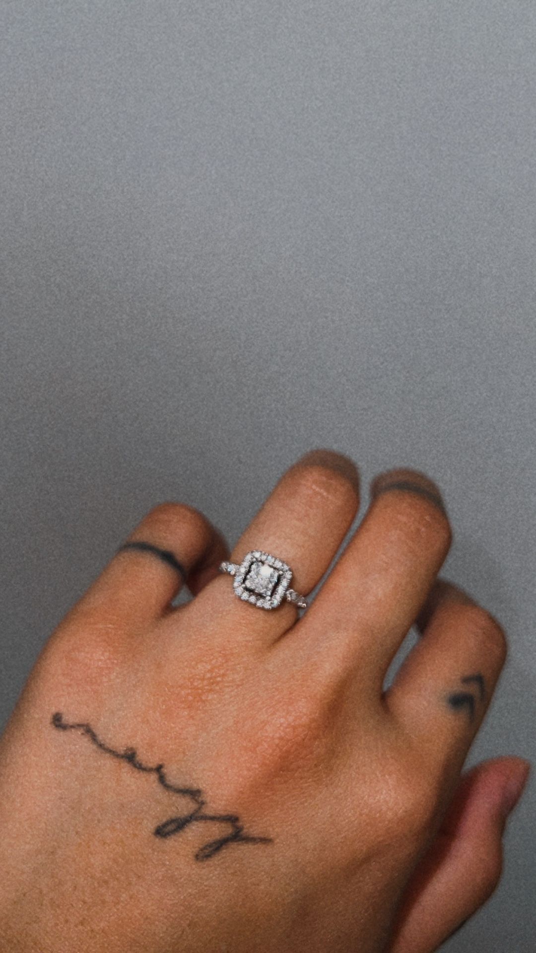 1/3ctw Diamond White Gold Ring
