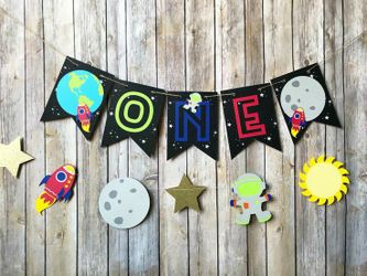 Out of space High chair Banner