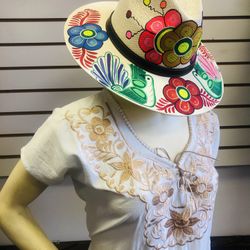 Vestido & Sombrero Artesanal Mexicanos