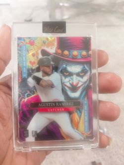Agustin Ramirez 1/1 Jokers Wild Wild Card Baseball Prospect Card Rare