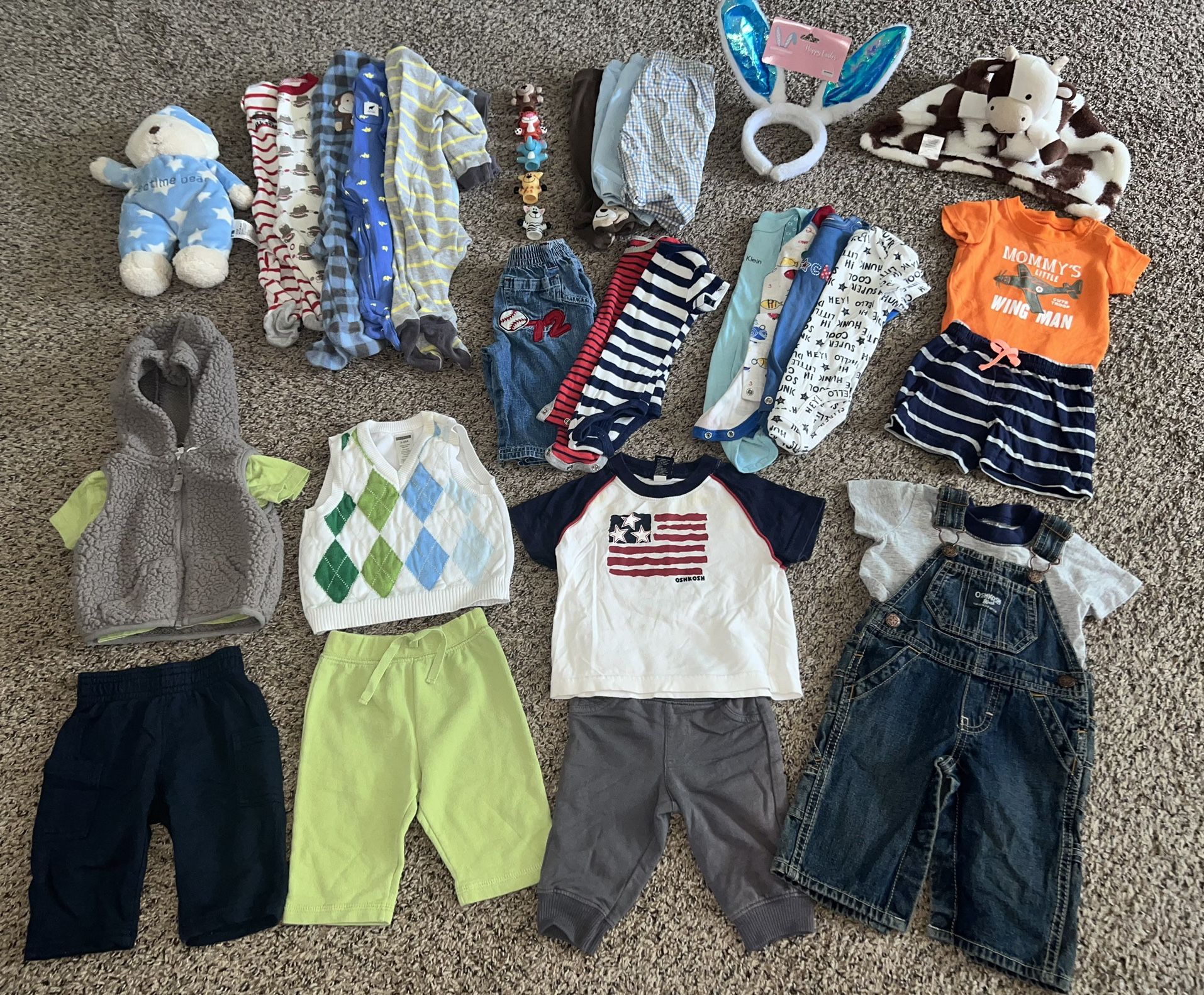 Huge Baby / Infant Boys Clothing Bundle 3 & 3 - 6 Mo Lot# 2.1