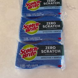 Scrub Sponges  3 For $2