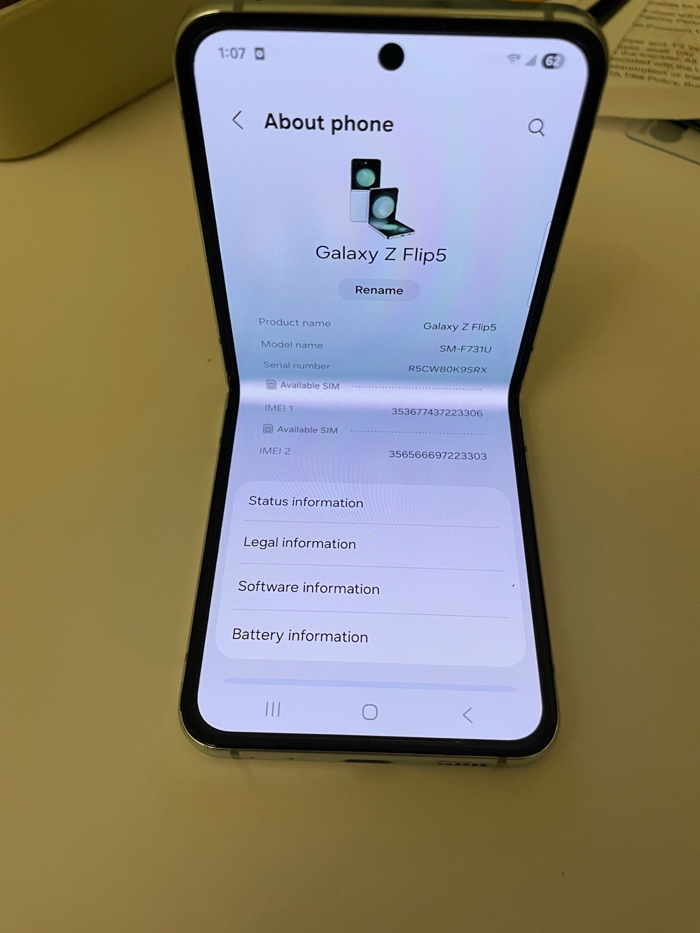 Galaxy z flip5 unlocked
