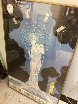 ERTE framed Fantasia print + COA