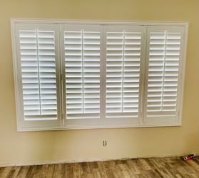 Interior Wood Shutters- Custom, Plantation, Professional Installation, Licensed Company, Window Treatments & Coverings, Persianas De Madera, Espanol