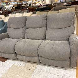 Gray La-Z-Boy Double Reclining Couch