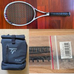 Tecnifibre Tennis Racket Combo - TF40 305 18x20 + Backpack + Grommets