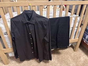 Banana Republic Black Dress Shirt and Pants