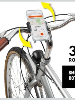 Nite Ize Squeeze Rotating Smartphone Holder For Bicycle, Scooter or Motorcycle Bar