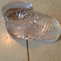 Waterford Baby Shoe Crystal