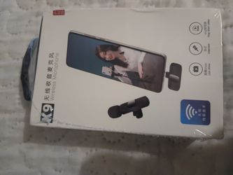 K9 Wireless Lavalier Microphone Noise Cancelling Audio Video Recording
