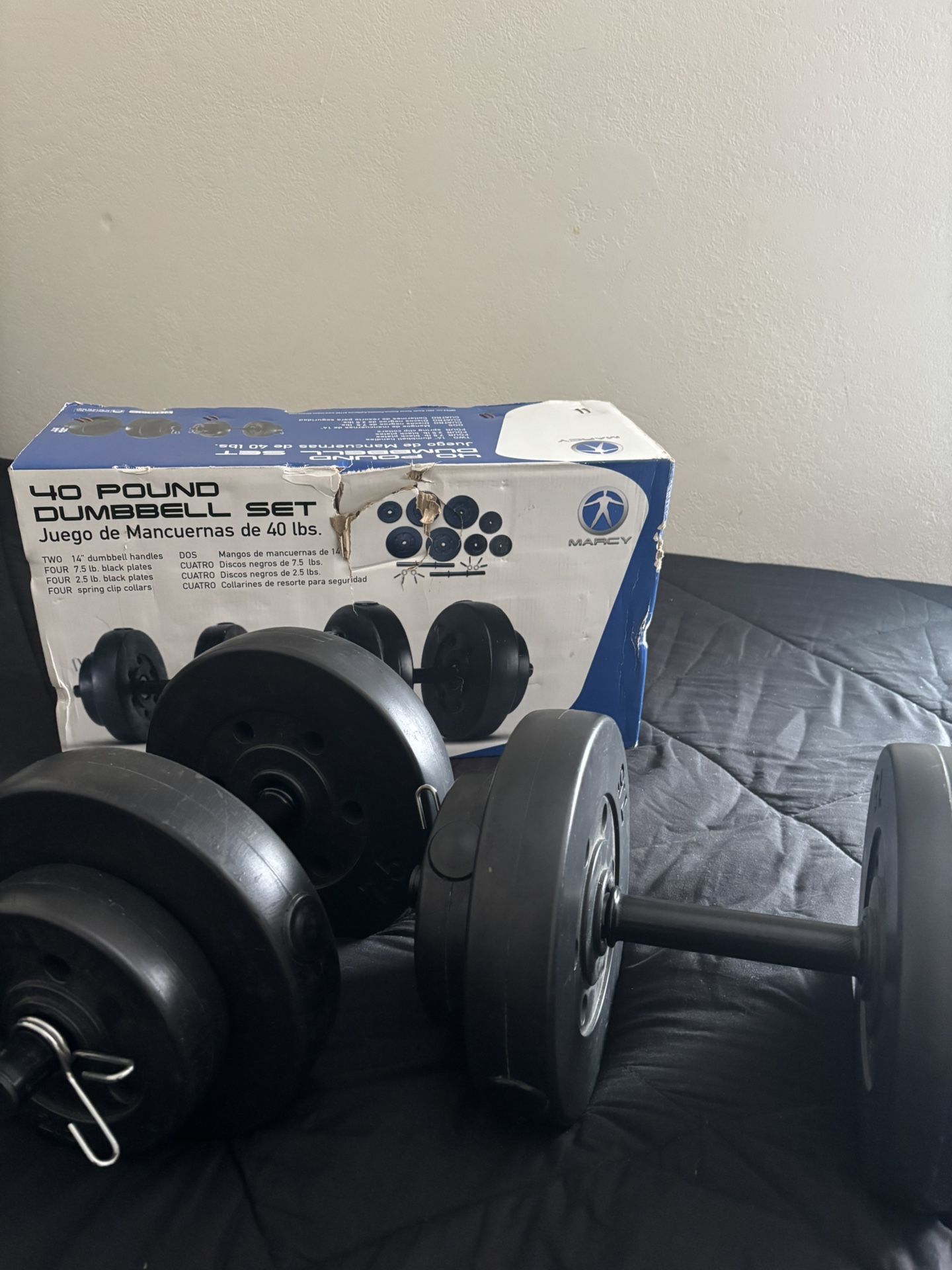 40 Pound Dumbbell Set By Marcy