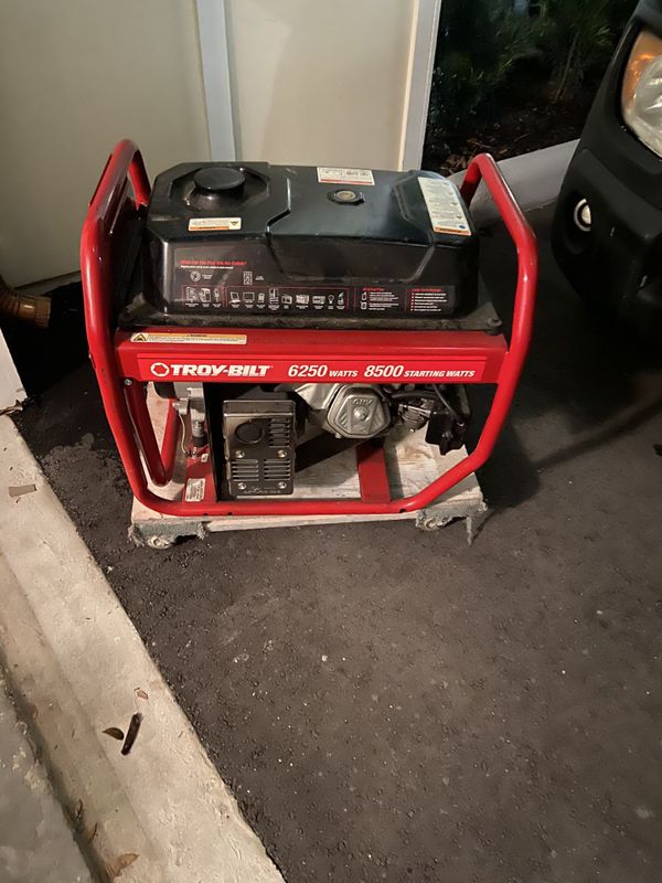 6250 watts / 8500 starting watts TroyBilt generator for Sale