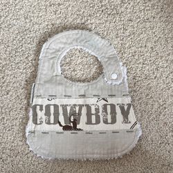 Cowboy Baby Bib