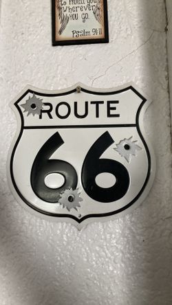 Vintage route 66 sign