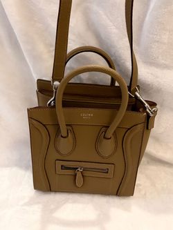 Celine Paris Luggage Nano Handbag