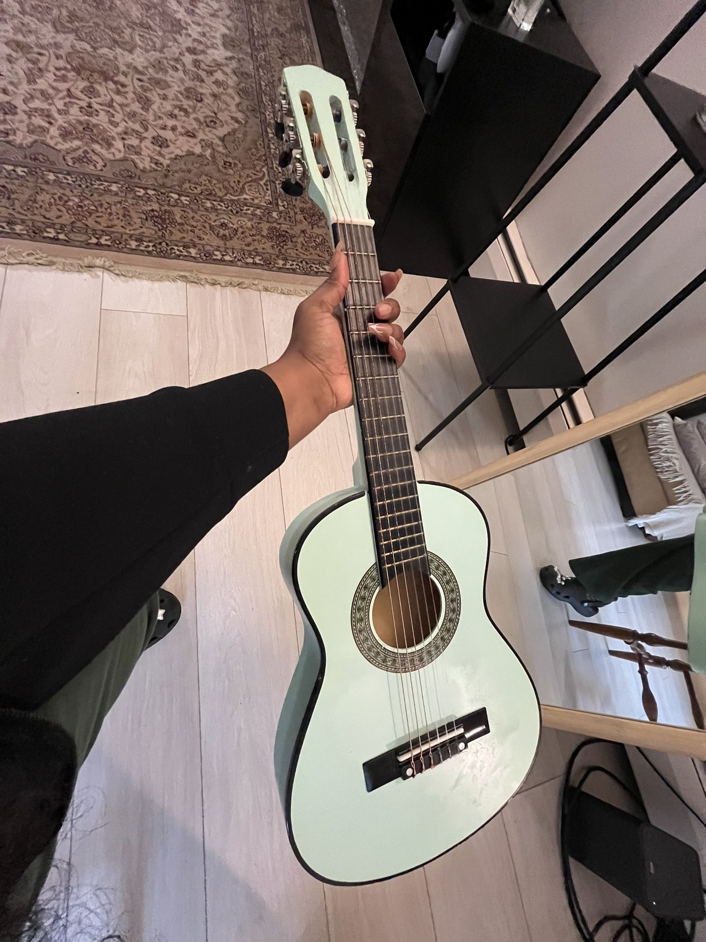 Kids guitar, preloved, and well taken care of