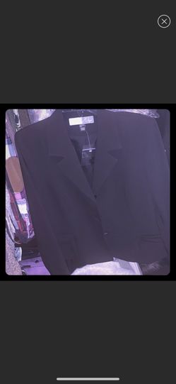 Black Suit Skirt & Blazer 