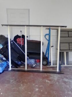 Full bed frame and mattress