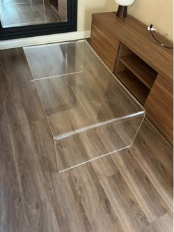 Acrylic coffee table