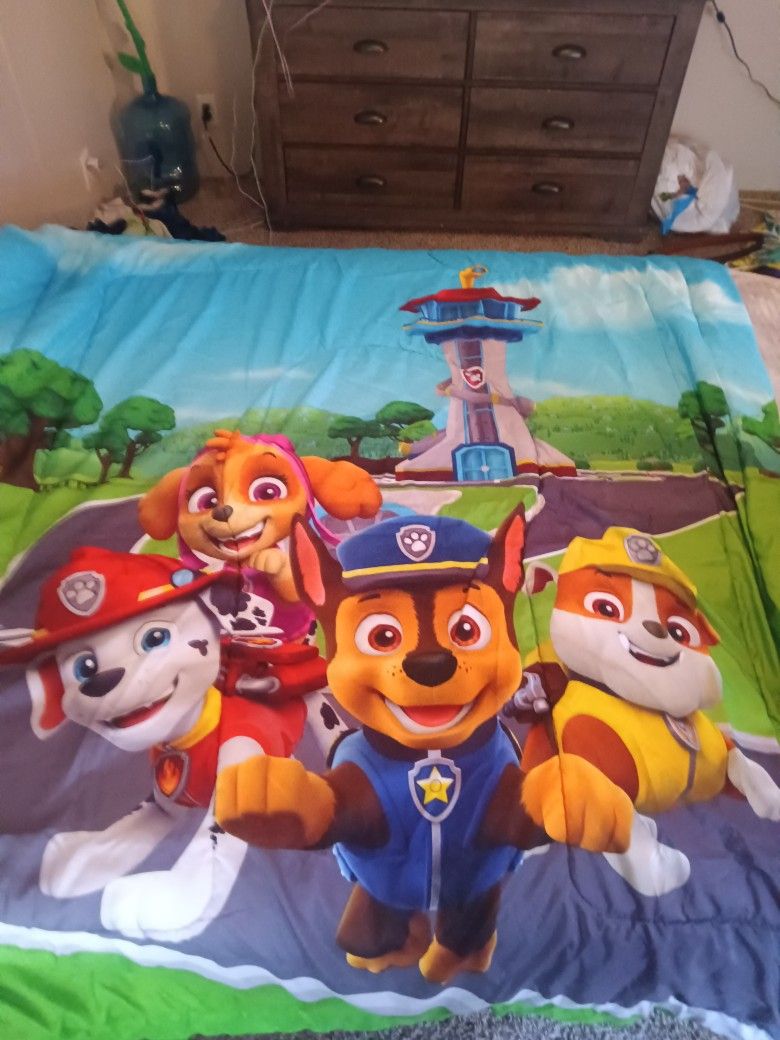 Twin Paw Patrol Bed Set