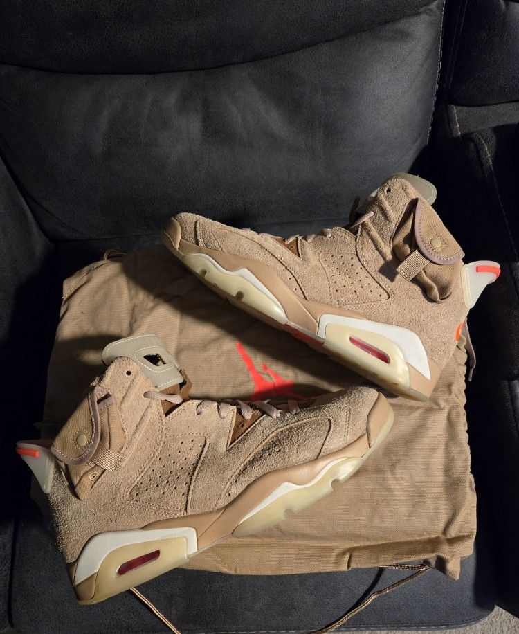 Wheat Travis Scott Jordan 6 Sz 10.5