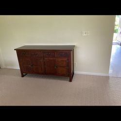 Antique Wood Cabinet 