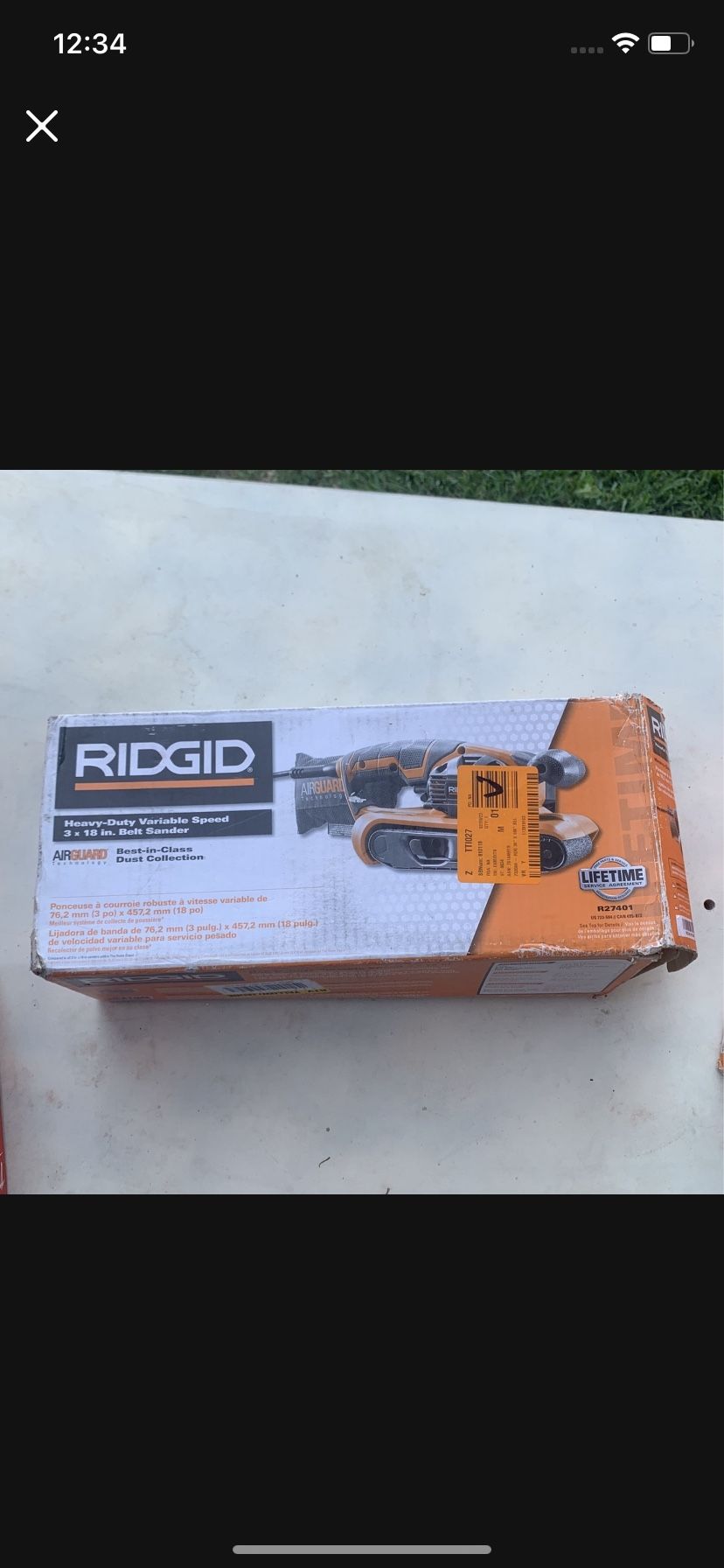 Ridges Heavy-Duty Variable Speed Sander