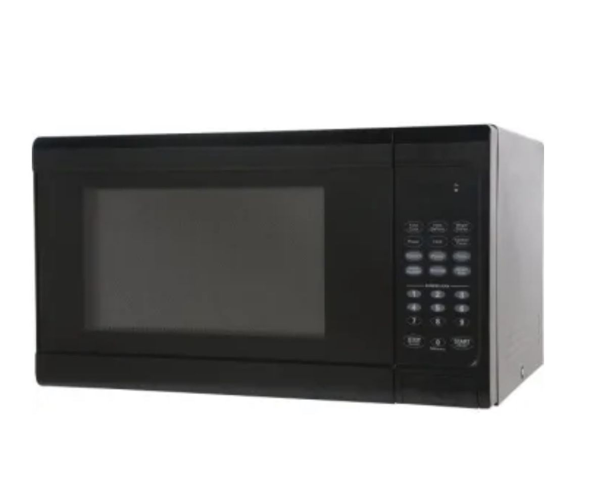 Seasons 0.7 Space Saving Cube Microwave Black NEW