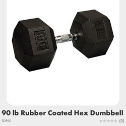90 Lb Dumbbell One Only 
