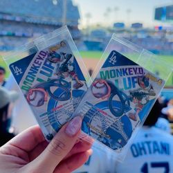 DODGERS X ONE PIECE  Collab  MONKEY D. LUFFY 7/03/25 Sealed