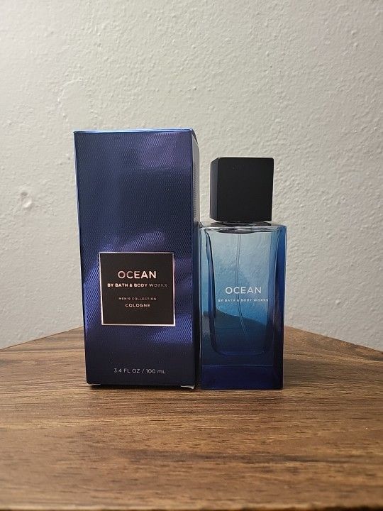Bath & Body Works Men's Ocean Cologne 3.4oz, New In Box (T)