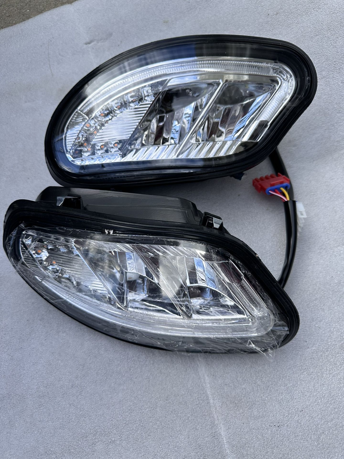 LED Head Light Kit For EZGO Freedom TXT /t48 2014-UP Gas or Electric Golf Cart Models Front Replace 12V headlights Light Kit Assembly For EZGO Freedom