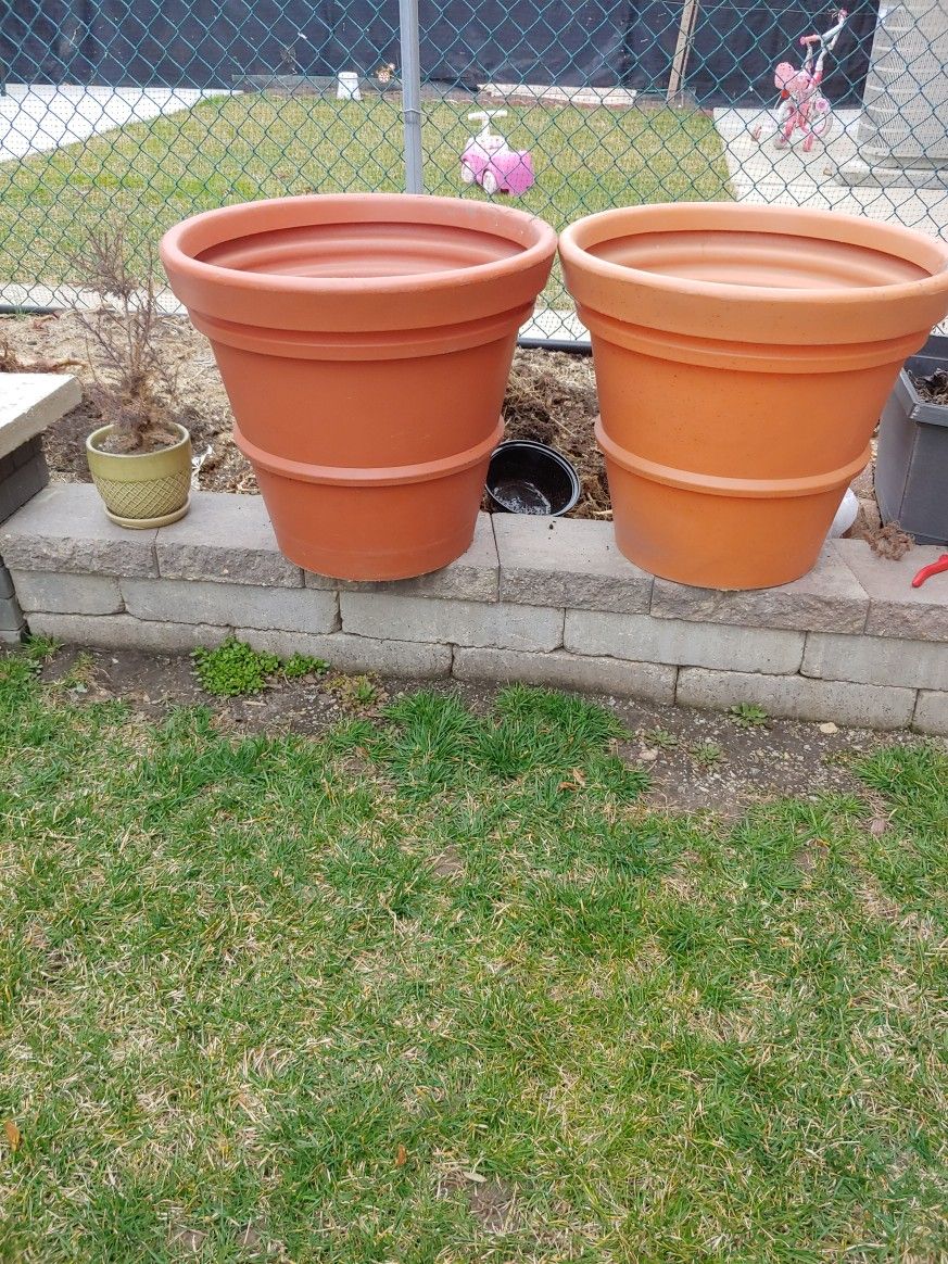 2 Plant Pots
