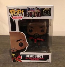 Funko Pop! Vinyl: DC Universe - Deadshot - (Unmasked) #98.