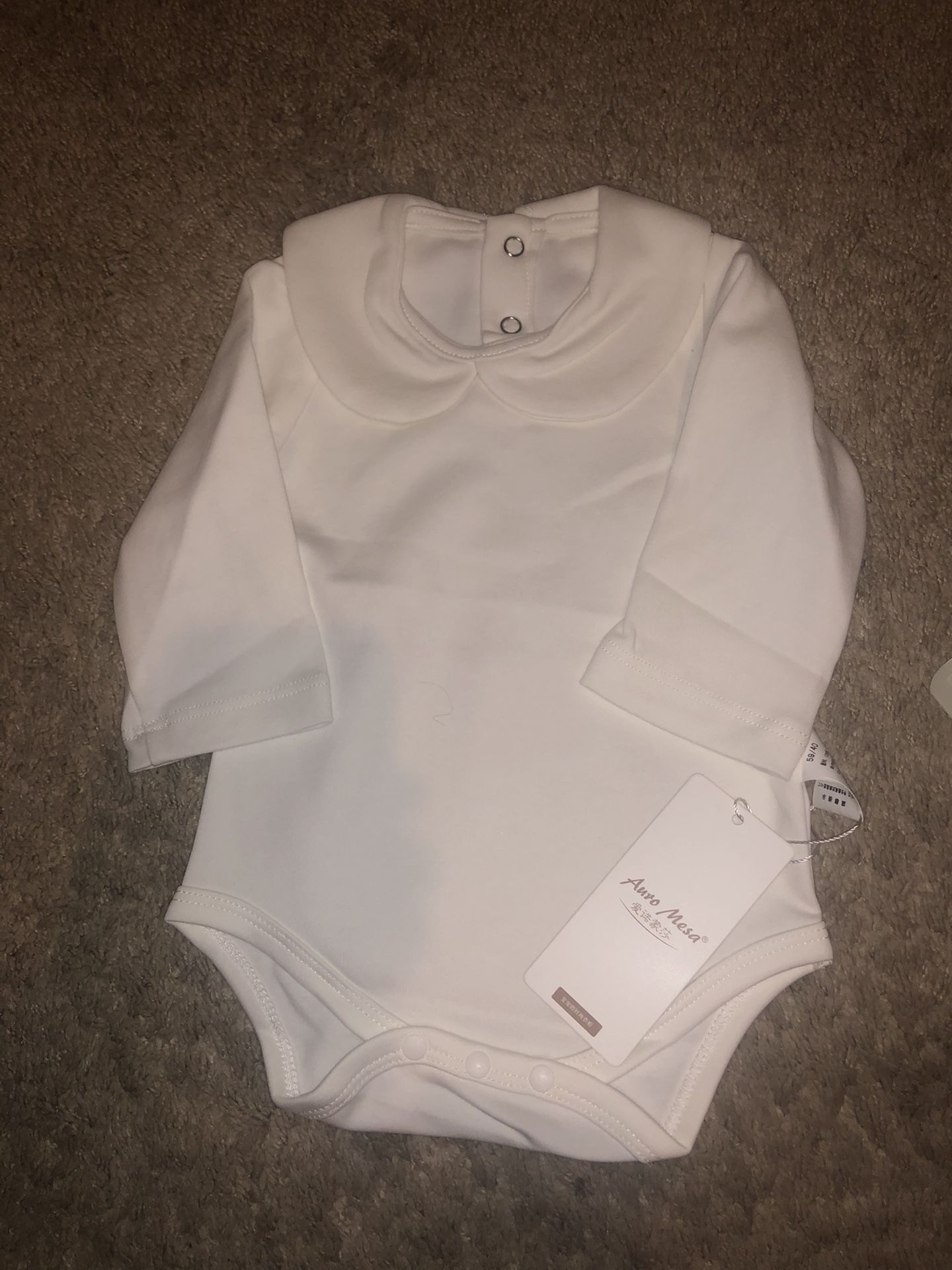 New Auro Mesa Infant Cotton Bodysuit, Romper . Size 0-3 Months 