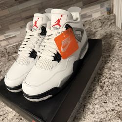 New Retro Nike Air Jordan 4s “White Cements” - Size 11